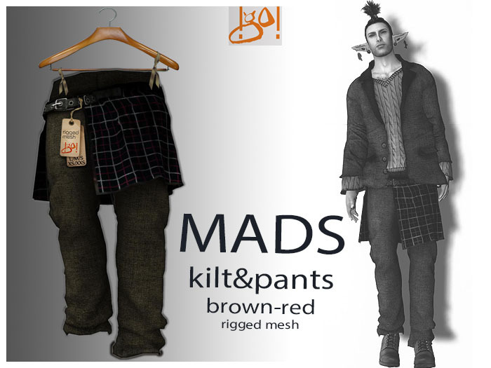 !gO! Mads Pants brown-red