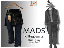 !gO! Mads Pants blue-gray