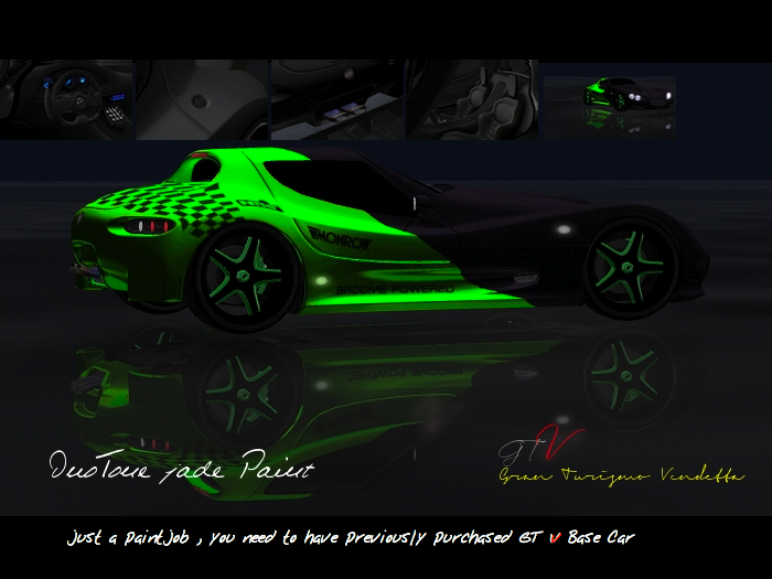 GT V Paint DuoTone Jade