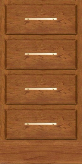 Cherry Sunset Kitchen Cabinet