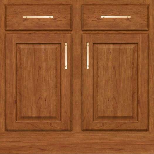 Cherry Sunset Kitchen Cabinet