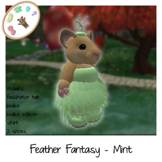 MUZI - Feather Fantasy - Mint