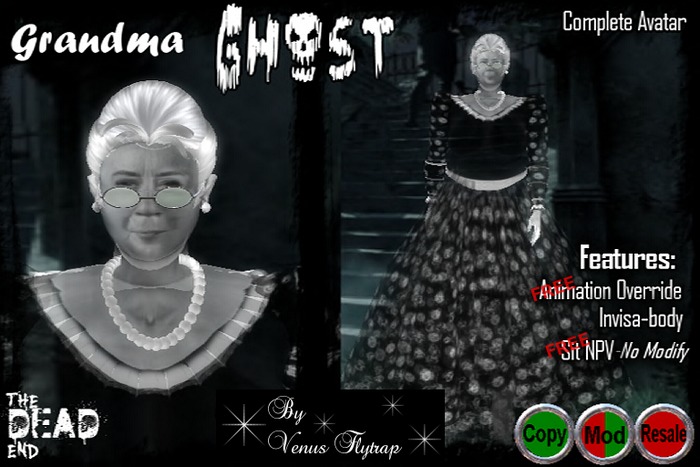 Grandma Ghost-Complete Avatar
