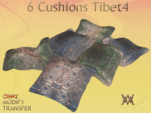6 cushions, Tibet4 by Wild Motley
