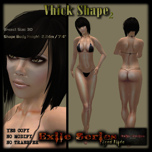 [Exile Series] *Vhick Shape* (Breast 30)(Height 2.24m/7'4)