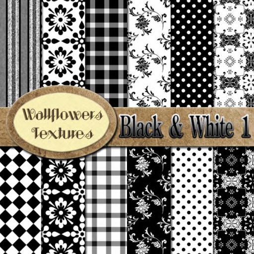 *Wallflowers* Black & White 1