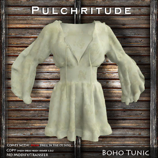 Pulchritude - Boho Tunic (Olive)