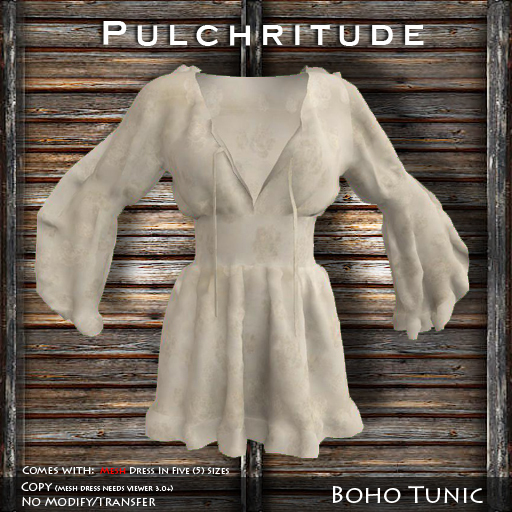 Pulchritude - Boho Tunic (Tan)