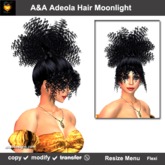 A&A Adeola Hair Moonlight. Wild curly high ponytail womens hairstyle. Promo price!