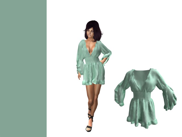 Dress Mint Tunic  MESH