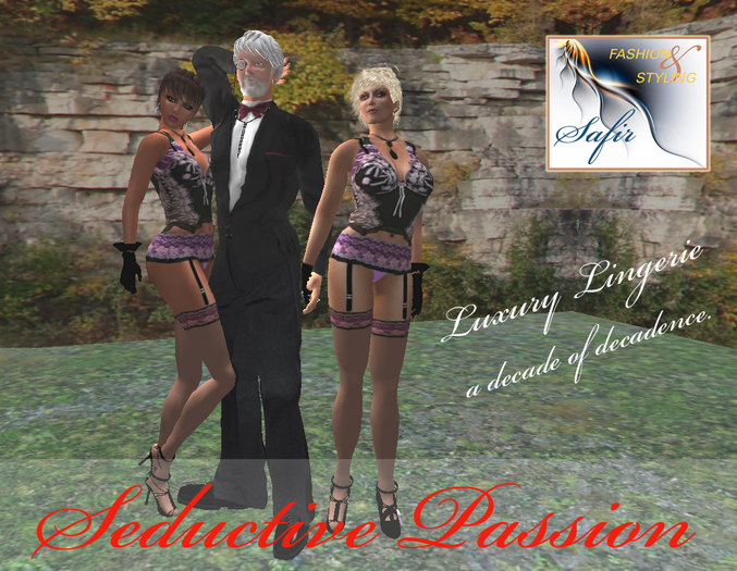 Fashion&Styling Purple Lingerie