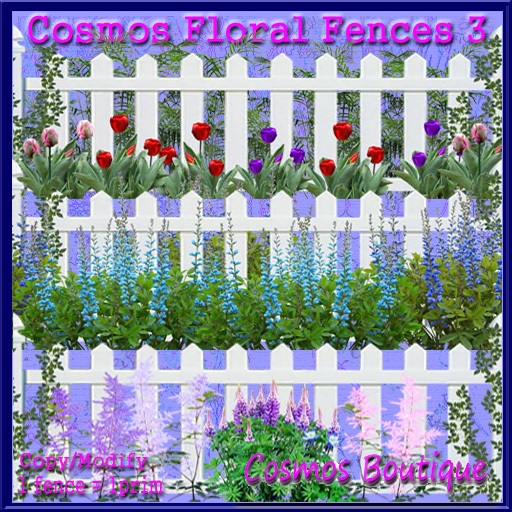 Cosmos Floral Fences 3 (Box)