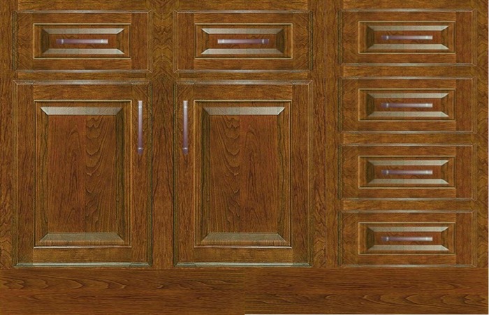 Ginger Cherry Kitchen Cabinet
