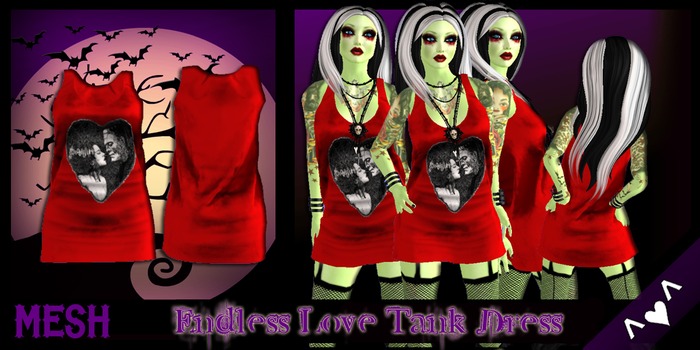 ^v^DRBC^v^ Endless Love Tank Dress