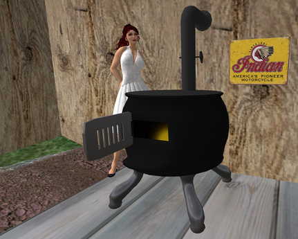 Second Life Marketplace - Pot Belly Stove