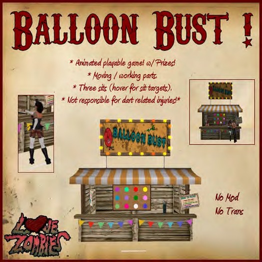 ::[[ Love Zombies ]]:: Balloon Bust.