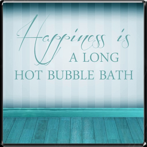 *~LT~* Bubble Bath Wall Art Decal