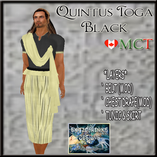 !SD! Quintus Toga - Black