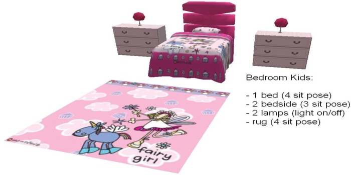 [ TL ] FURNITURE  Bedroom Kids *Bang on The Door* (BOX)