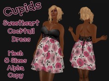 Mesh_ Sweetheart Dress Pink Poppy