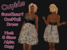 Mesh_ Sweetheart Dress Vintage