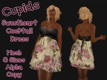 Mesh_ Sweetheart Dress Sweet Rose