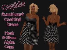 Mesh_ Sweetheart Dress Dotty Black