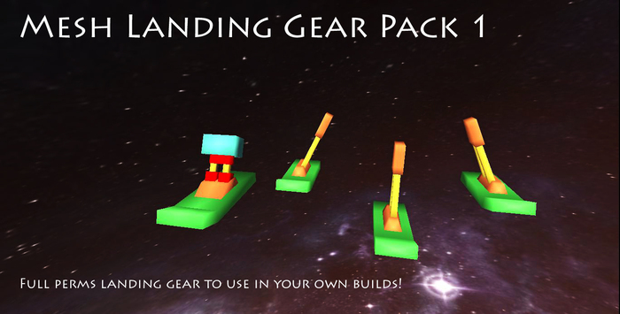 Mesh Landing Gear Pack 1
