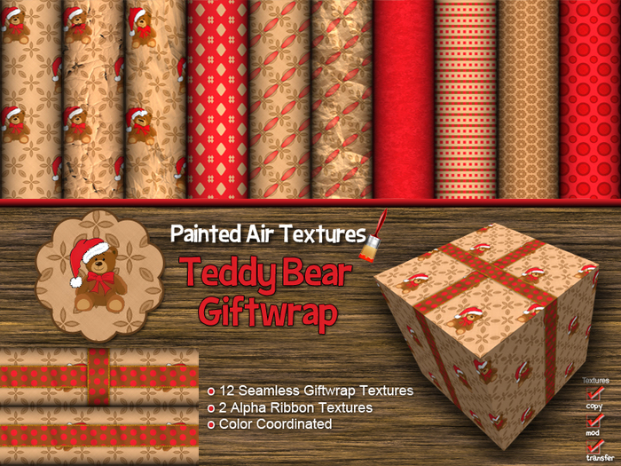 (PAT Giftwrap - Teddy Bear)