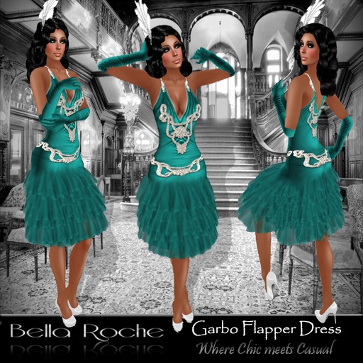 1920's Garbo Flapper Dress