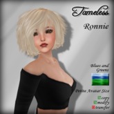 Tameless Hair Ronnie (petite) - Blues and Greens