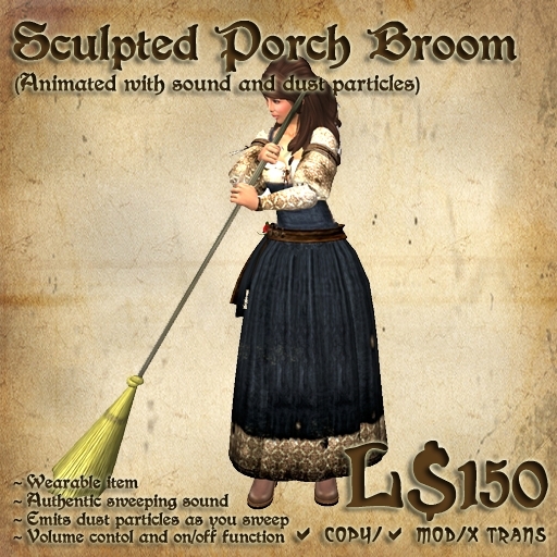 Shade - Sculpted Porch Broom (animated)