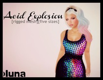 !.::luna::.! summer dress [acid explosion] [RIGGED MESH!]