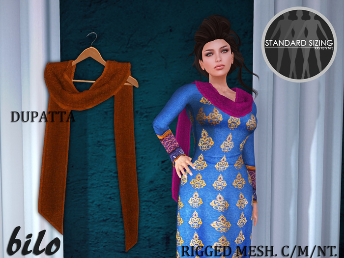 Bilo- Dupatta (Orange)