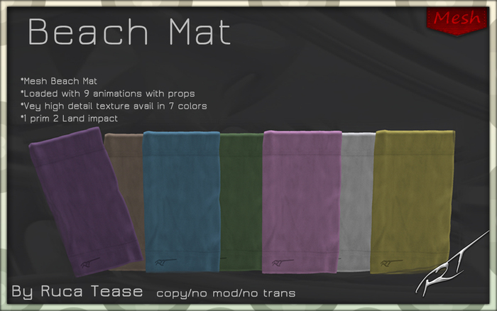 Ruca Tease Mesh Beach Towel biege