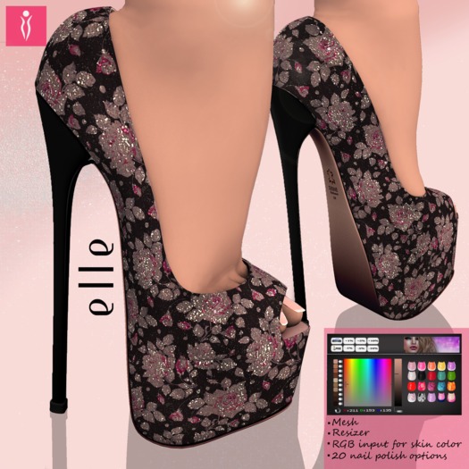 **SHINE** Mesh Elle UltraPlatform/CoutureRose 