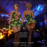 Rhapsody Lace Up Mini "Leaves"