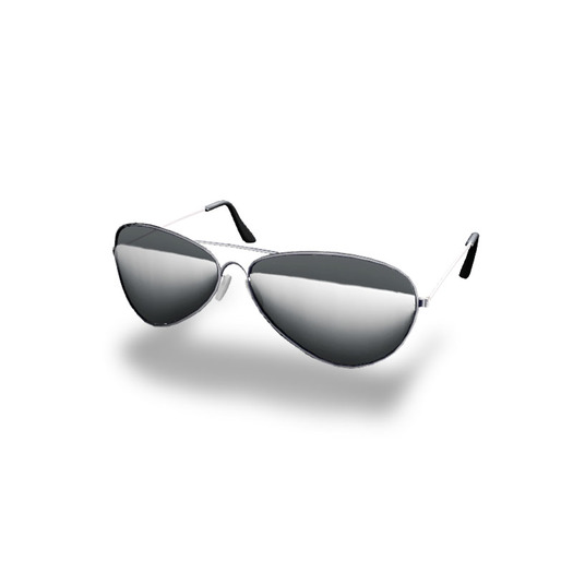 Bloody Mess - Black / Gunmetal Aviator Pilot Sunglasses