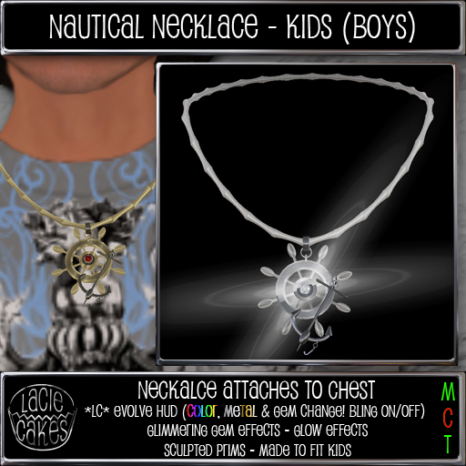 *LC* E (K) - Boys Nautical Necklace (AD)