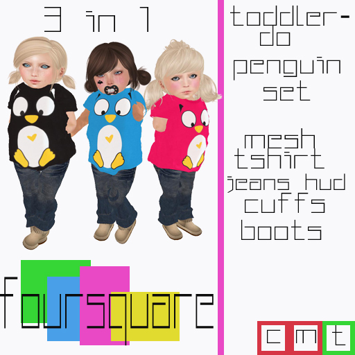 :.:FourSquare:.: Penguin Shirts