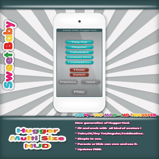 Sweet Baby - Hugger Multi Size HUD