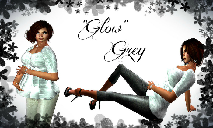 "Glow" Maternity Outfit- Grey