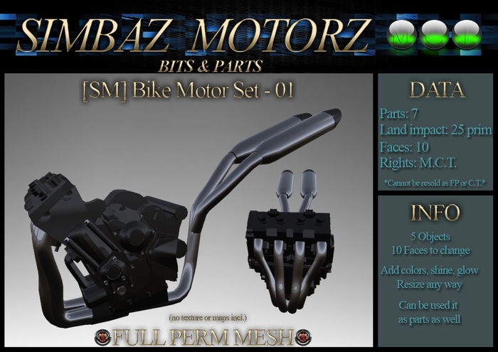 [SM] Bike Motor Set 01