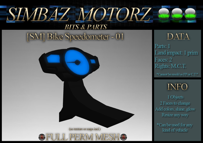 [SM] Bike Speedometer 01