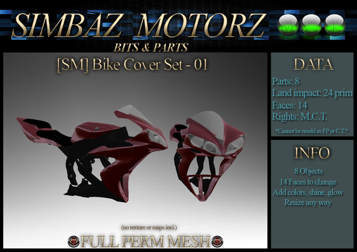 [SM] Bike Cover Set 01