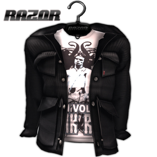 =Razorblade Jacket= Nylon Waterproof Jacket ///Punk Rock 
