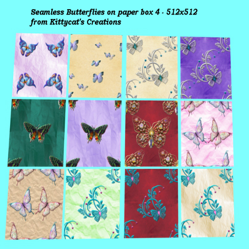 Butterflys on paper box 4