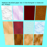 Wrinkled Paper box 2