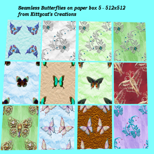 Butterflys on paper box 5
