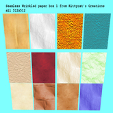 Wrinkled Paper box 1